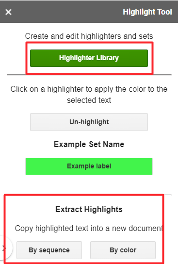 كيفية استعمال أداة Highlight Tool