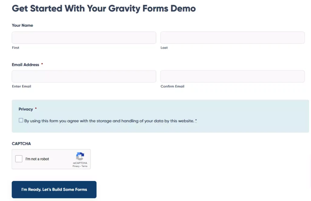 خطوات التسجيل في النسخة التجريبية من إضافة Gravity Forms